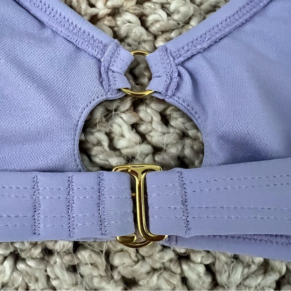 Wild Fable Ring Front Bralette Bikini Swim Top Lavender Purple L Large 12-14 - Picture 5 of 8